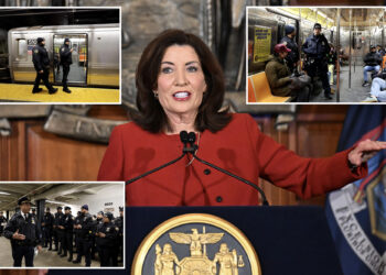 Hochul scrambles to fund NYPD’s $154M overnight subway staffing, as cops hit NYC trains after rash of violence