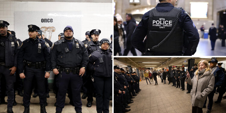 Hundreds of NYC cops being moved underground: NYPD docs