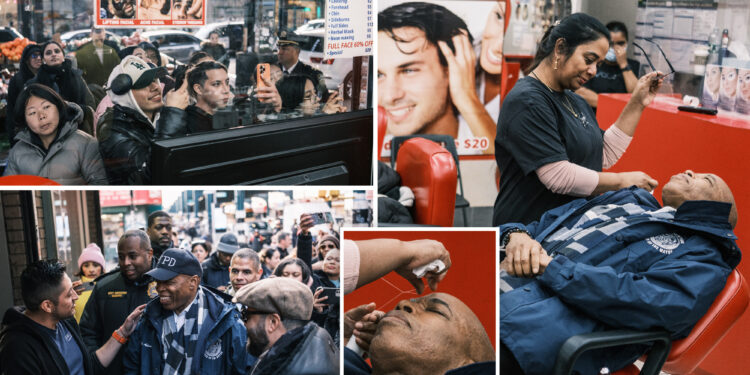 Mayor Adams gets eyebrows threaded in visit to NYC 'Market of Sweethearts' he says has been cleaned up of crime, prostitution