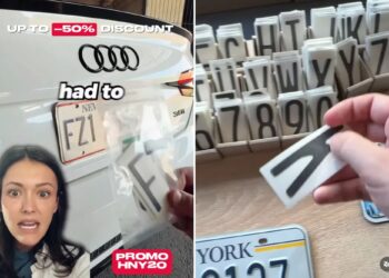 NYC congestion toll inspires sales of illegal DIY kits that let drivers obscure their license plates