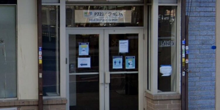 The alleged incident happened at the school building at 1455 Webster Avenue in the Bronx.