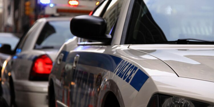 A photo of an NYPD cruiser.