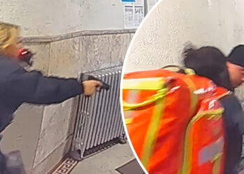 Ring camera catches NYPD officer shooting suspet allegedly armed with knife in Bronx apartment building