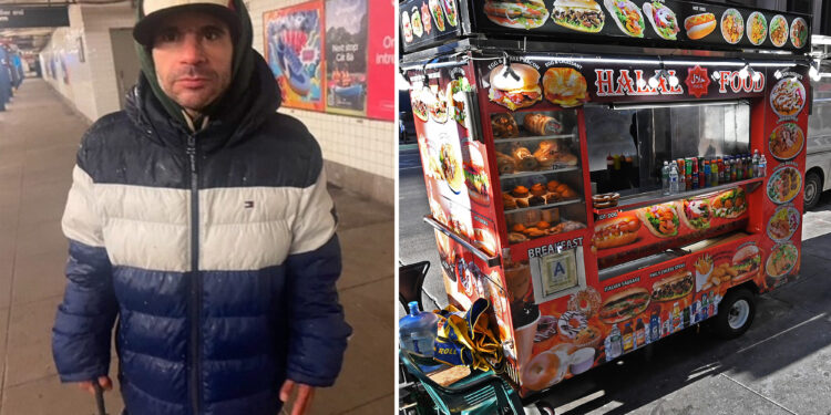 Vicious mugger who allegedly bashed NYC food vendor with metal pipe nabbed after images spread of attacker