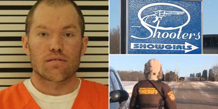 Wisconsin man accused of using propane torch to set 'disgusting' strip club Shooter's Showgirls on fire