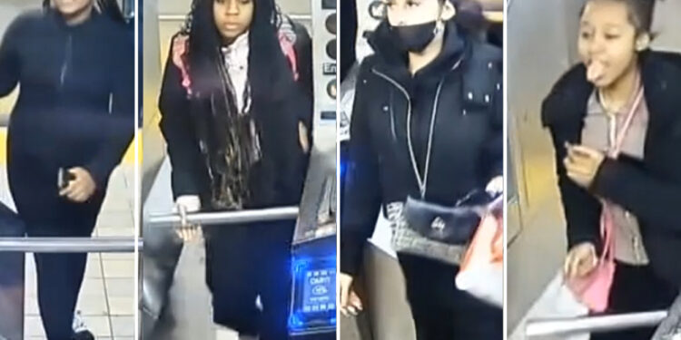 Woman, 71, heading to New Year's Day church service fights back when teen girls attack, try to rob her in NYC subway station