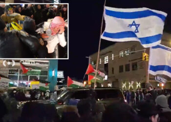 Anti-Israel protest erupts into mayhem in Orthodox Jewish neighborhood in NYC