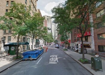 Pictured: West 45th Street between Eighth and Ninth avenues