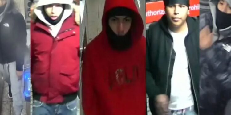 Brazen masked robbery crew tries to snatch 3 women's handbags in NYC spree: cops