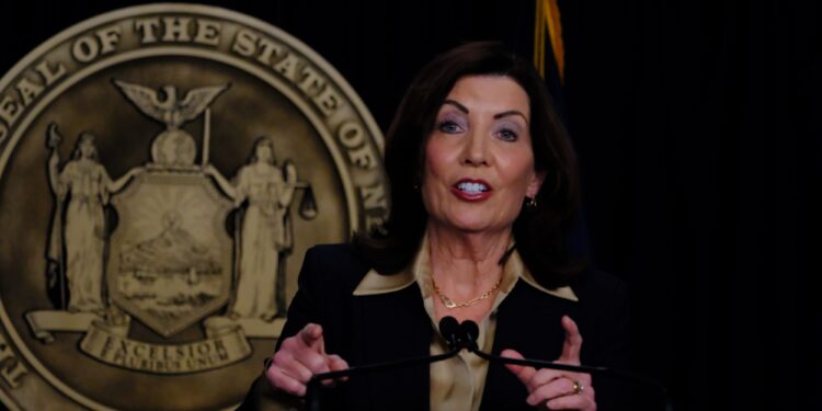 Cowardly Kathy Hochul partly caves to progressives on Eric Adams