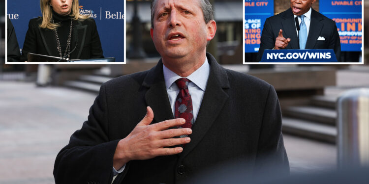 Lefty NYC mayoral candidate Brad Lander — who wanted to defund the police — vows to keep NYPD commish as he unveils public safety platform