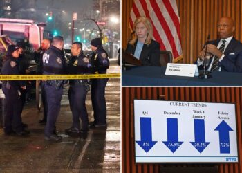 NYC crime plunges in January compared to 2024: NYPD report