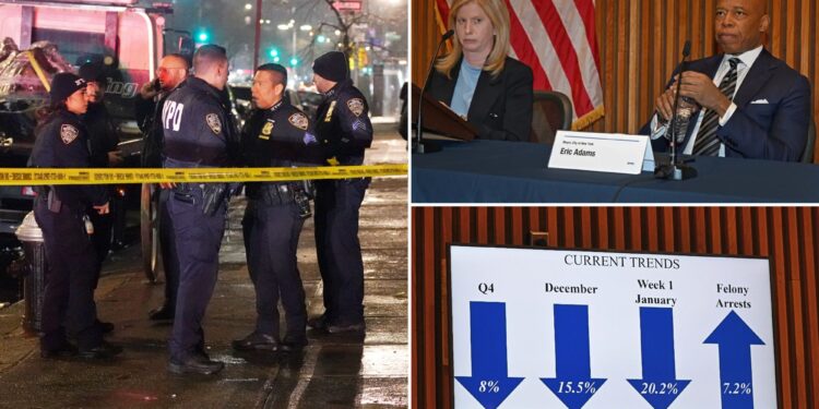 NYC crime plunges in January compared to 2024: NYPD report