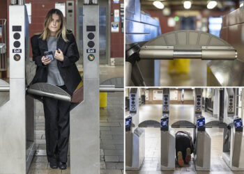NYC subway fare beaters easily crawl under, hop over turnstiles equipped with MTA's new anti-evasion bars