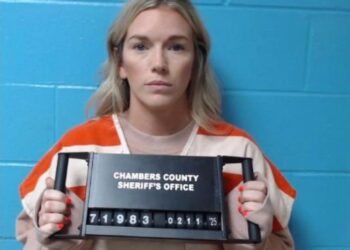 Molly Colleen Spears, 35, an arts and language teacher at Barbers Hill School in Mont Belvieu, was arrested Tuesday.
