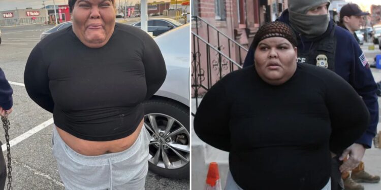 Convicted drug dealer cries as she's arrested by ICE after re-entering US