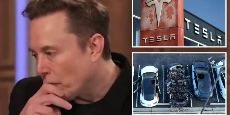 Elon Musk slams Tesla vandalism spree as ‘a great wrong’