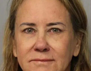 A close-up of Suzanne Renee Mericle, a female Georgia dentist from a wealthy coastal enclave, accused of killing her boyfriend