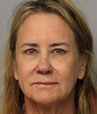 A close-up of Suzanne Renee Mericle, a female Georgia dentist from a wealthy coastal enclave, accused of killing her boyfriend