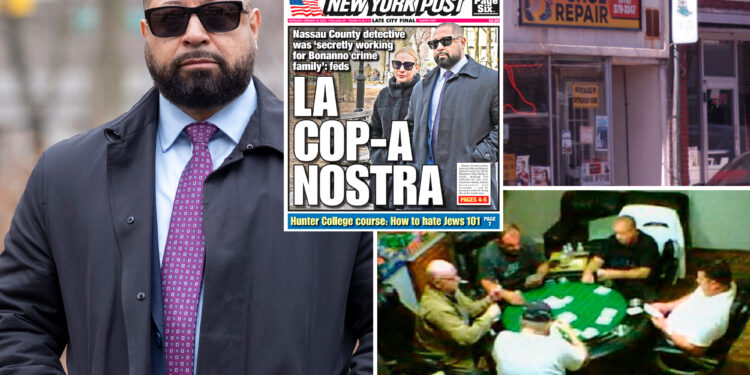 LI cop allegedly on Mafia payroll 'sold his badge to the Bonanno crime family': prosecutors