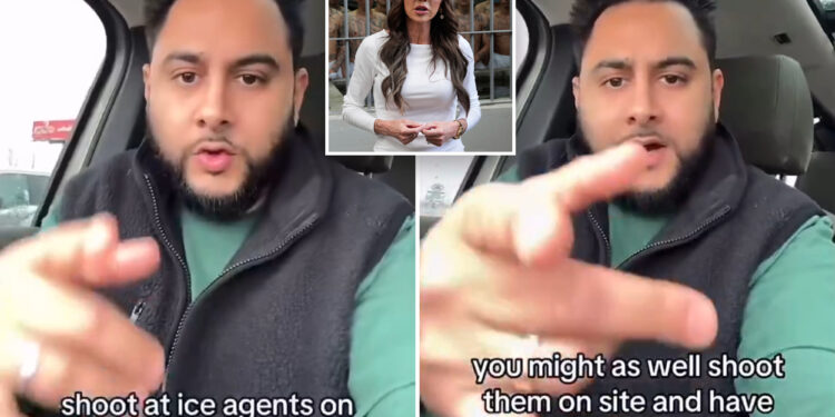 Man posts video urging people to 'shoot at ICE agents on sight'