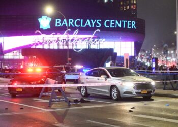 Michael Hernandez, 27, was stabbed to death outside Barclay’s Center after a group of teens attacked him, police and sources said.