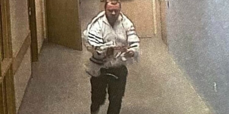 Surveillance footage captured Christopher Morgan escaping from the Garnet Health Medical Center.