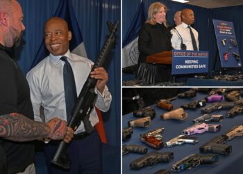 NYPD seized more than 1,000 illegal guns from city's streets so far in 2025: Adams