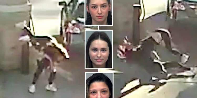 Prom dress heist ends in violent brawl outside Georgia gas station as victim flips, body slams suspect after chokehold