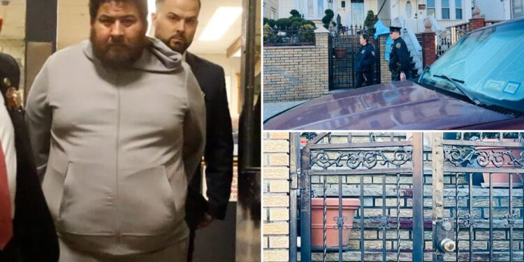 Woman with electrical cord around neck found on Queens stoop, landscaper busted: sources