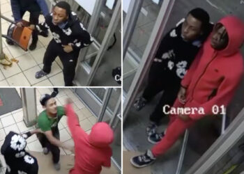 Disturbing footage shows teen trio pummeling NYC Papa John's worker
