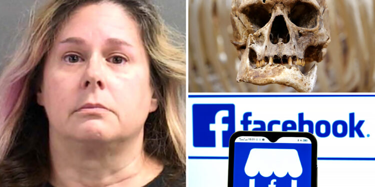 Florida woman charged with buying and selling human bones on Facebook Marketplace