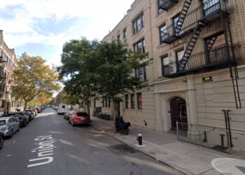 Street view of 1654 Union St, Crown Heights where a human fetus was discovered on ground on April 10, 2025.