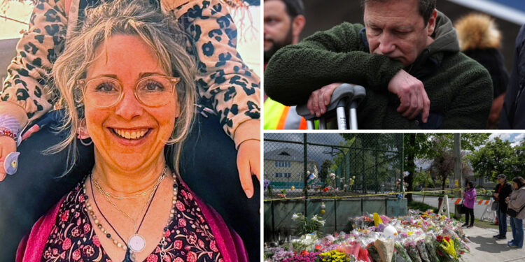 Hallmark star Noel Johansen breaks down as he honors wife killed in Vancouver Filipino festival attack that left 11 dead