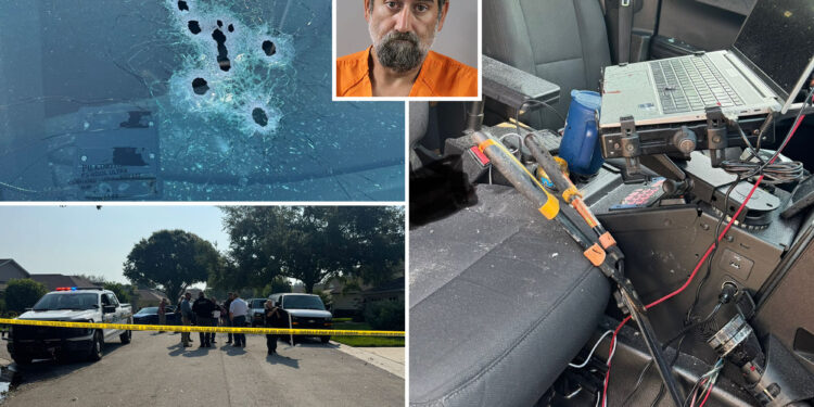 Meth-crazed Florida man is bitten by alligator, charges at cops with garden shears before he’s shot dead in wild series of events