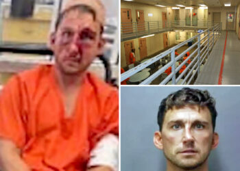 Serial Tesla road-rager Nathaniel Radimak beaten to a bloody pulp in prison after he's arrested for attacking mom, teen learning how to park