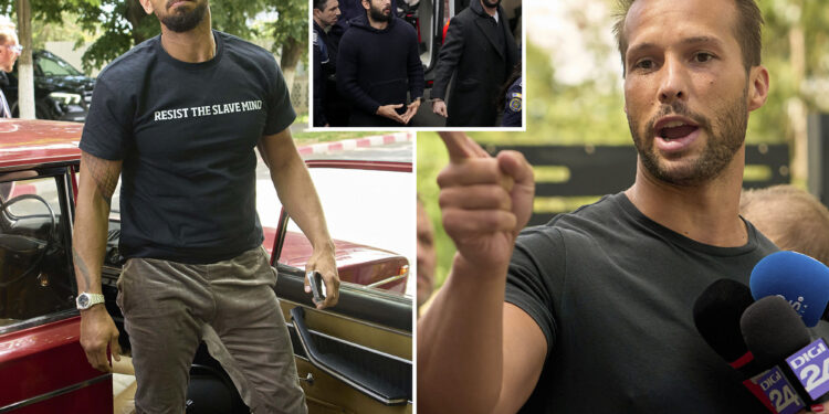 Tate brothers will return to UK to face charges after Romanian legal proceedings, lawyers say