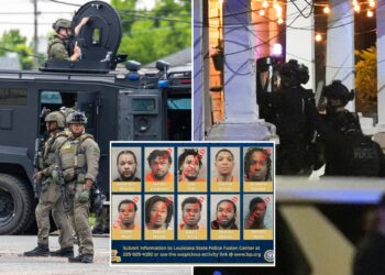 Three more escaped New Orleans inmates captured as manhunt continues for last 2 fugitives