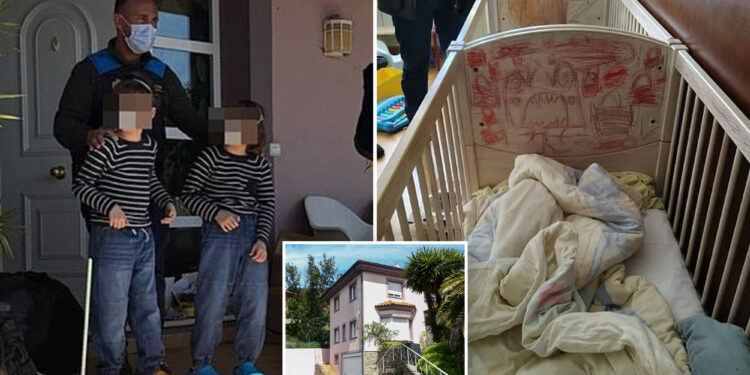 Three siblings rescued from house of horrors after ‘COVID syndrome’ parents kept them locked inside since 2021