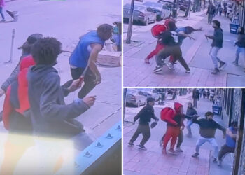 Wild video shows hotheaded youngsters stab teen in daytime melee outside NYC McDonald's