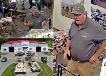 Cops ask for help to ID gun nut who swiped firearm from military museum, but trolls have brutal response