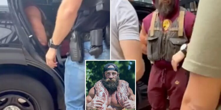 'Liver King' arrested in Texas days after calling out Joe Rogan in unhinged posts