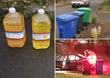 Mystery man leaving jugs of urine in Oregon recycling bins marking new territory, terrorized locals say