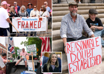 Obsessed Karen Read supporters gather outside court on closing arguments day in her murder retrial: ‘It’s so twisted. It’s so corrupt’