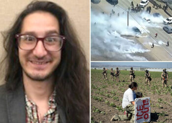 California professor Jonathan Anthony Caravello arrested for allegedly tossing tear gas canister at ICE agents during raid on marijuana farm