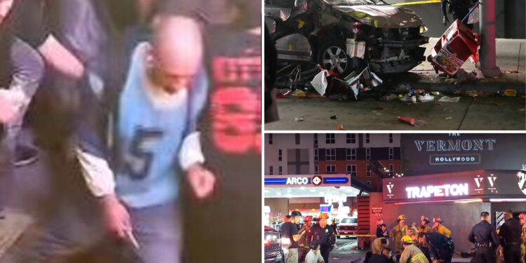 Fernando Ramirez, suspect accused of ramming car into LA crowd and injuring 36, had at least 11 criminal cases, was on parole: cops