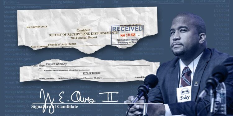 Indicted Mississippi Prosecutor’s Latest Campaign Report Rife With Errors