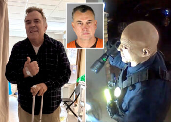 Minnesota state Senator John Hoffman leaves hospital after being shot 9 times by man posing as officer