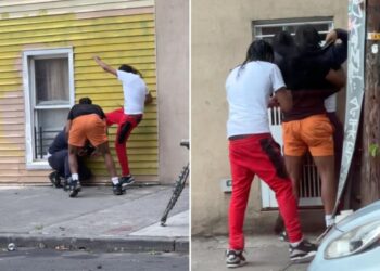 NYC beatdown victim turns tables and opens fire on attackers, leaving one clinging to life, wild video shows