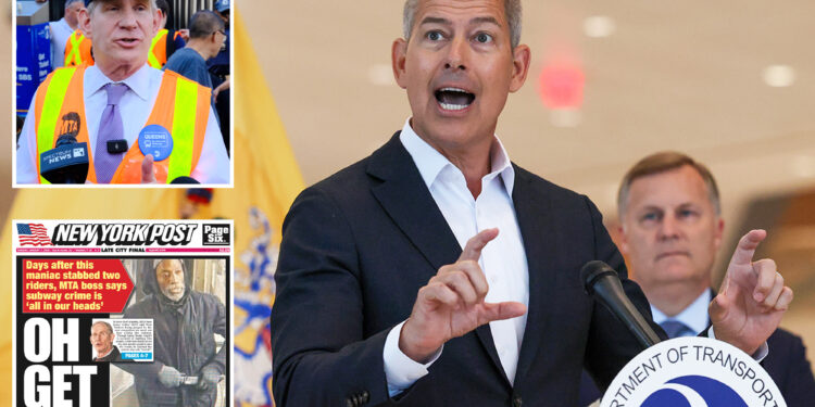 Trump transportation chief Sean Duffy accuses MTA of 'runaround' on subway crime